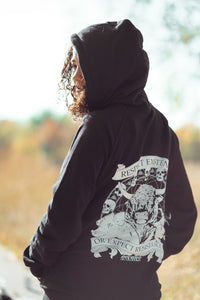 'Respect Existence or Expect Resistance' Vegan Zip-up Hoodie (S Only)