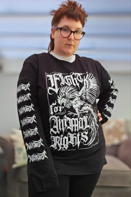 'Fight For Animal Rights' Unisex Long Sleeve T-Shirt