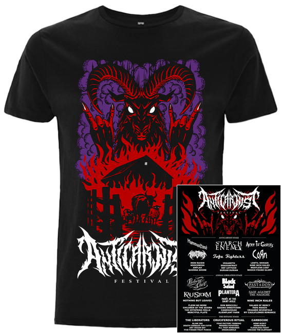 'Anticarnist Festival' Unisex Vegan T-Shirt