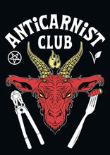 'Anticarnist Club' Unisex Vegan T-shirt