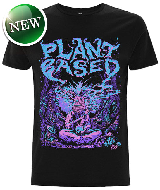 'Plant Based (Trippy)' Unisex Organic Vegan T-Shirt
