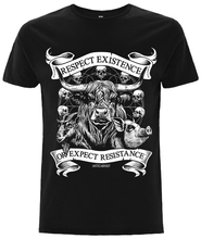 NEW! 'Respect Existence or Expect Resistance' Unisex Vegan T-Shirt