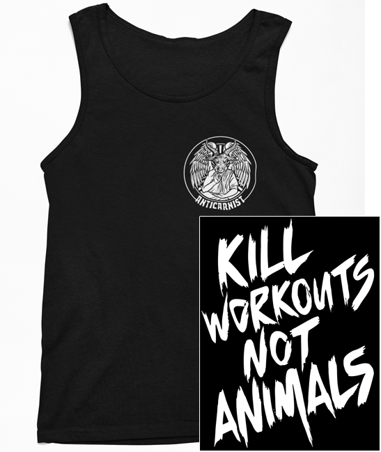 Women's 'Kill Workouts Not Animals' Vegan Gym Tank