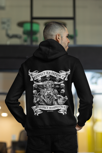 NEW! 'Respect Existence or Expect Resistance' Vegan Zip-up Hoodie