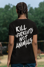 NEW 'Kill Workouts Not Animals' Unisex Vegan Sports T-shirt