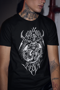 'Death in My Metal Not in My Meals' Unisex Vegan T-shirt