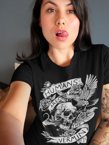 NEW 'Humans Are The Vermin (Rat & Pigeon Edition)' Unisex Organic T-Shirt