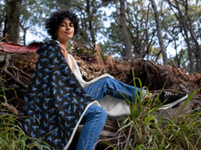 'Pigeon Chic' Throw Blanket