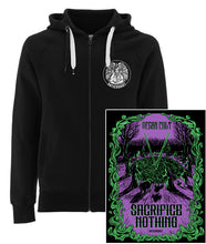 'Sacrifice Nothing' Vegan Zip-up Hoodie (S Only)