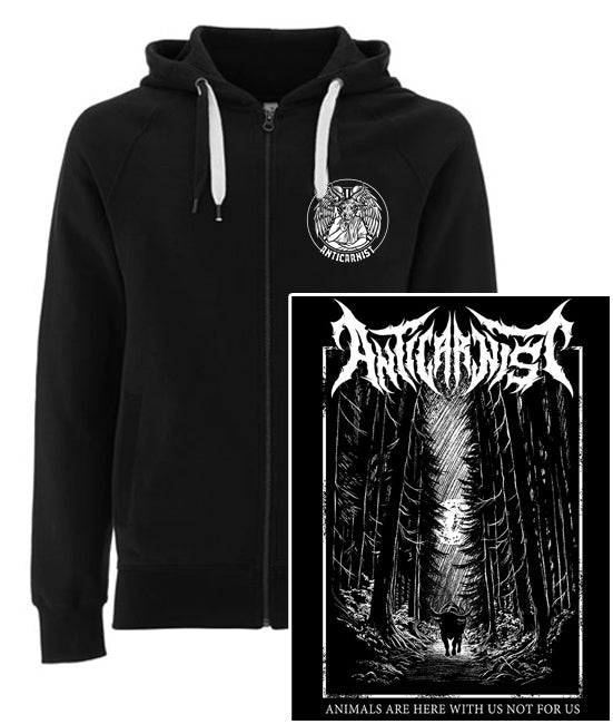 NEW! 'Dark Forest' Vegan Zip-up Hoodie