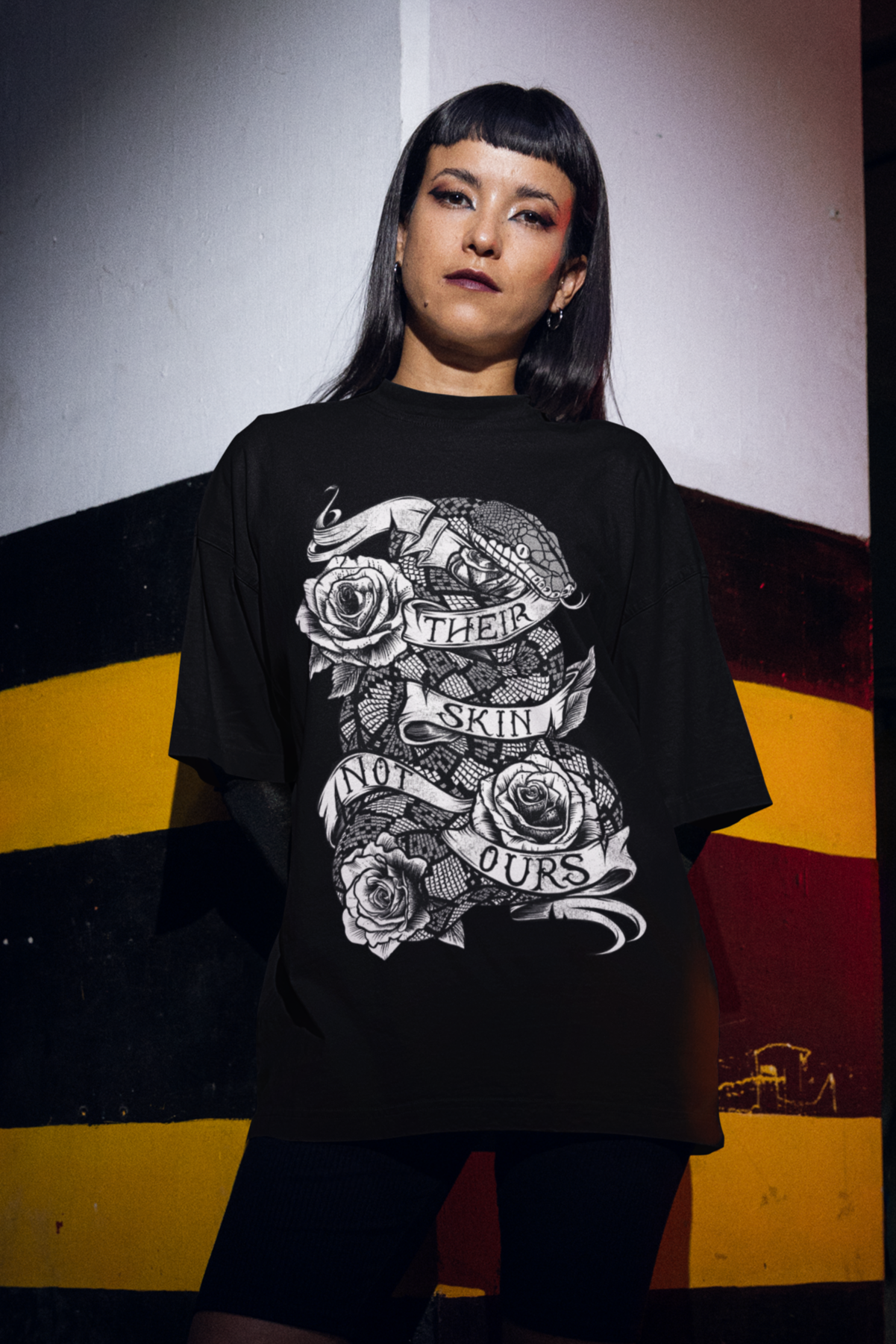 'Their Skin Not Ours' Unisex Organic Vegan T-Shirt