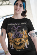 Women's Fit 'Carve Pumpkins Not Animals' Organic Vegan T-Shirt