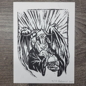 'Sacrifice Nothing' Linocut Print