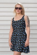 'Pigeon Chic' Skater Dress