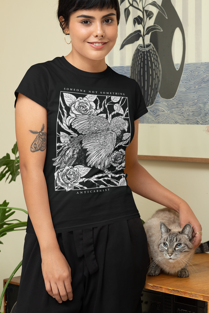 'Someone Not Something' Unisex Vegan T-shirt
