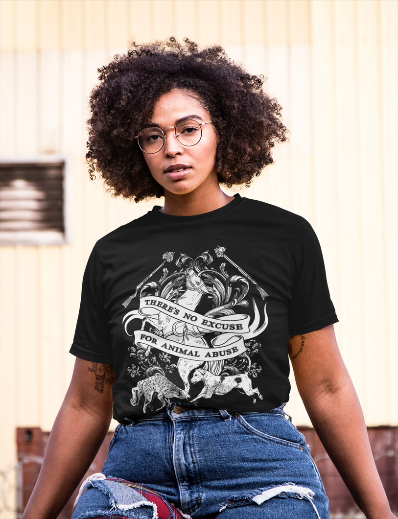 'There's No Excuse' Unisex Vegan T-shirt