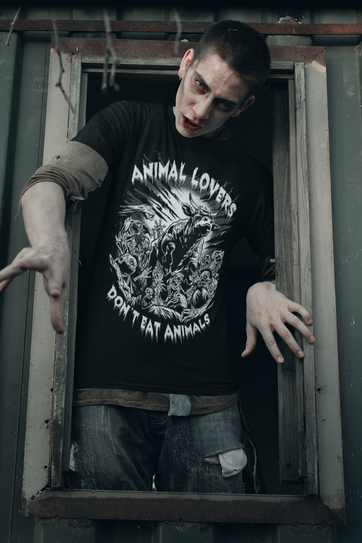 'Animal Lovers Don't Eat Animals' Unisex Vegan T-shirt