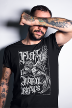 'Fight For Animal Rights' Unisex Organic Vegan T-Shirt