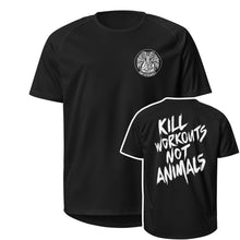 NEW 'Kill Workouts Not Animals' Unisex Vegan Sports T-shirt