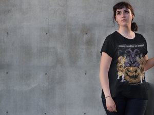Women's Fit 'Carve Pumpkins Not Animals' Organic Vegan T-Shirt