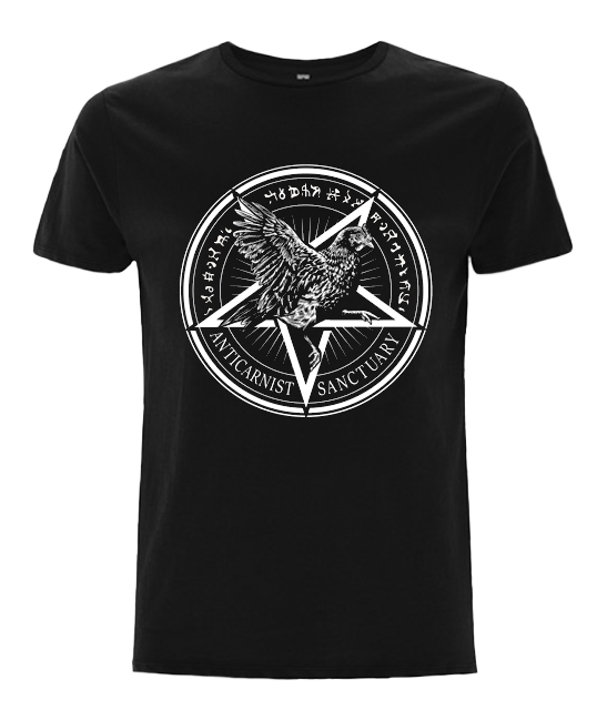 'Anticarnist Sanctuary' Unisex Organic T-Shirt - All Proceeds Go To Anticarnist Chicken Sanctuary!