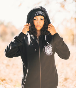 'Not Yours' Vegan Zip-up Hoodie