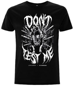 Limited Edition 'Don't Test Me' Unisex T-Shirt (Free The MBR Beagles Charity Donation)