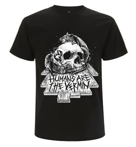 'Humans Are The Vermin' Unisex Vegan T-Shirt