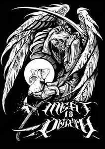 'Meat is Death' Unisex Vegan T-Shirt (XS Only)