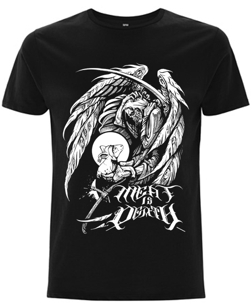 'Meat is Death' Unisex Vegan T-Shirt (XS Only)