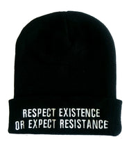 PRE-ORDER Respect Existence or Expect Resistance Cuffed Beanie