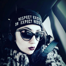 PRE-ORDER Respect Existence or Expect Resistance Cuffed Beanie