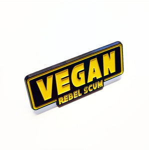 Vegan Rebel Scum Soft Enamel Pin