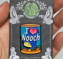 I Love Nooch Soft Enamel Pin