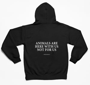 'Anticarnist Sanctuary' Vegan Pullover Hoodie - All Proceeds Go To Anticarnist Chicken Sanctuary!