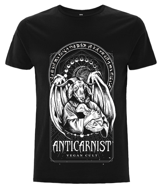 'Anticarnist Vegan Cult' Unisex Organic T-Shirt