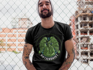 'Anticarnist Logo' Full Colour Unisex Vegan T-Shirt