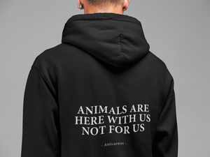 'Anticarnist Sanctuary' Vegan Pullover Hoodie - All Proceeds Go To Anticarnist Chicken Sanctuary!