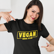 'Vegan Rebel Scum' Unisex Vegan T-shirt