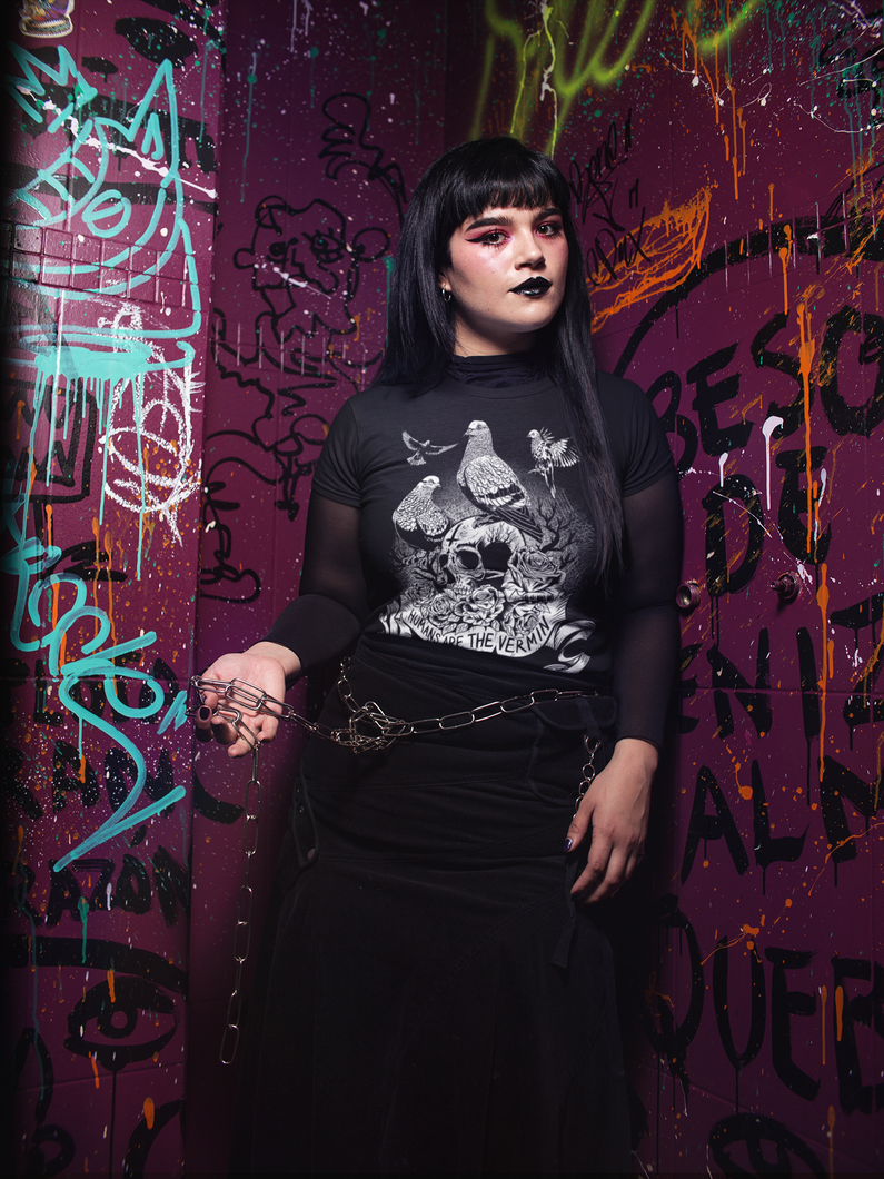 'Humans Are The Vermin (Pigeon Edition)' Unisex Vegan T-shirt
